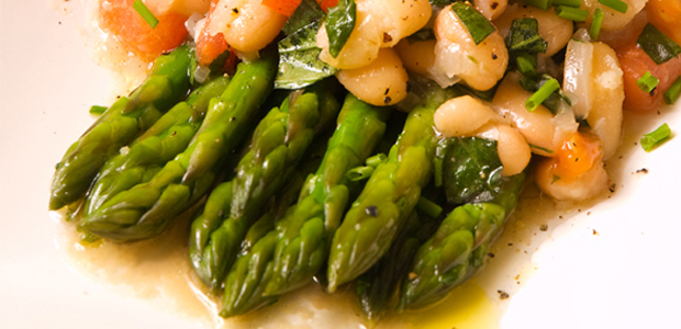 Asparagus with Cannellini from Speed Vegan